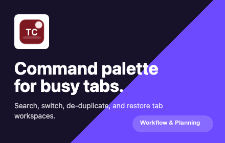 Tab Command Palette preview
